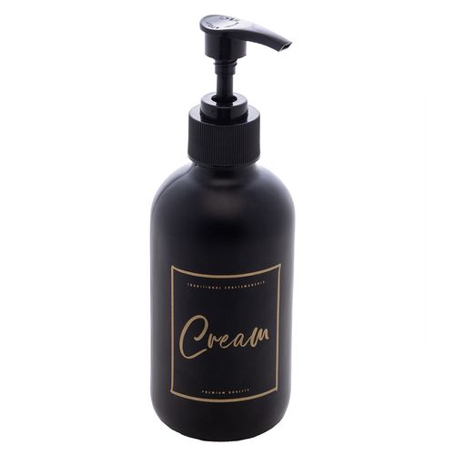 Porta Creme C/ Pump 250ml em Vidro Lyor