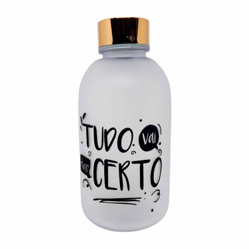 Garrafa C/Frases Motivacionais  600ml em Plástico Interponte