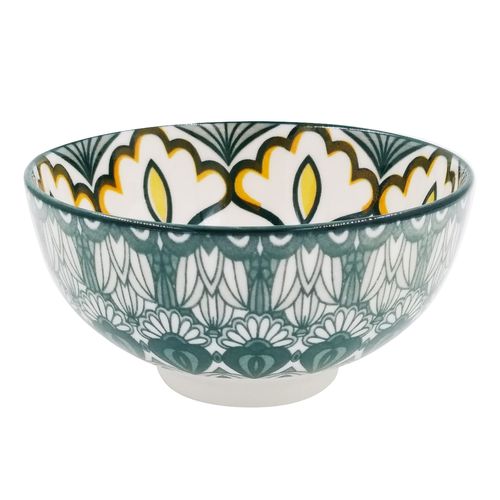 Bowl Estampado 12x11,5x6cm em Cerâmica Pracaza