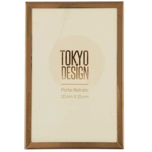 Porta Retrato 10x15cm em Metal Tokyo Design