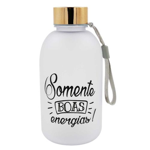 Garrafa C/Frases Motivacionais  600ml em Plástico Interponte