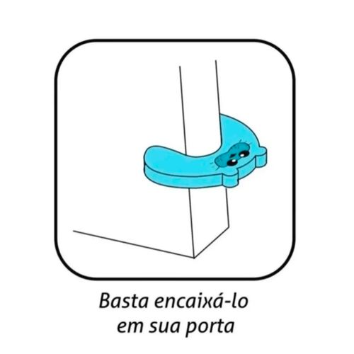 Parador para portas design de bichos sortido 10x10x1cm Clink