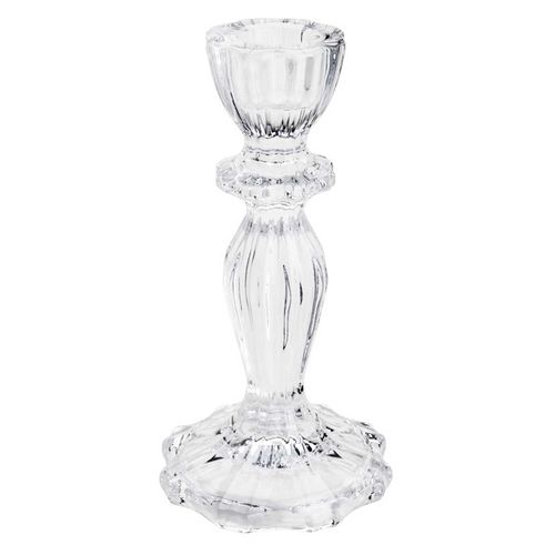 Castiçal Decorativo 16cm em Vidro Rojemac