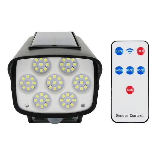 Luminária Solar C/Sensor de Presença em Plástico Imporiente