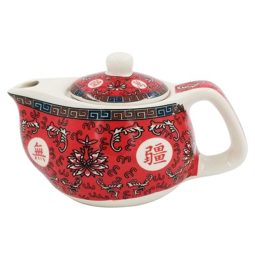 Bule Decorativo C/ Infusor 200ml em Porcelana Multiart