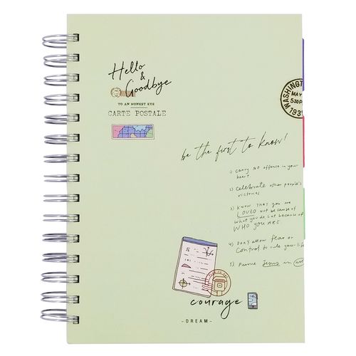 Caderno De Anotação 20,5x16,5cm 136 Folhas em Papel Michael Judi
