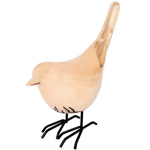 Pássaro Decorativo 13x15cm em Porcelana Inter Ponte