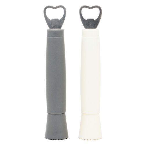 Abridor de Garrafa / Soquete Plástico e Inox 19x3cm Wincy