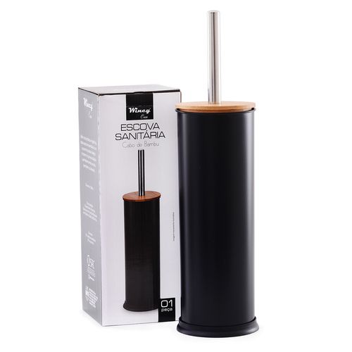 Escova Sanitária Cabo de Bambu 38cm Wincy