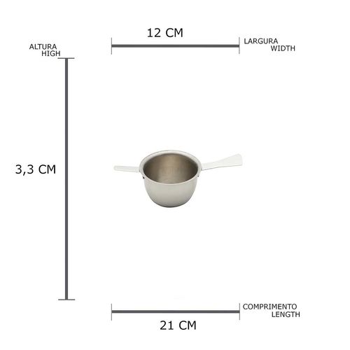 Medidor P/ Bebidas 50ml em Aço Inox Lyor