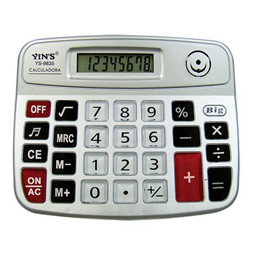 Calculadora de mesa 8 digitos 12x15cm Imporiente