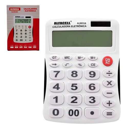 Calculadora de Mesa 12 dígitos 13x18cm Imporiente