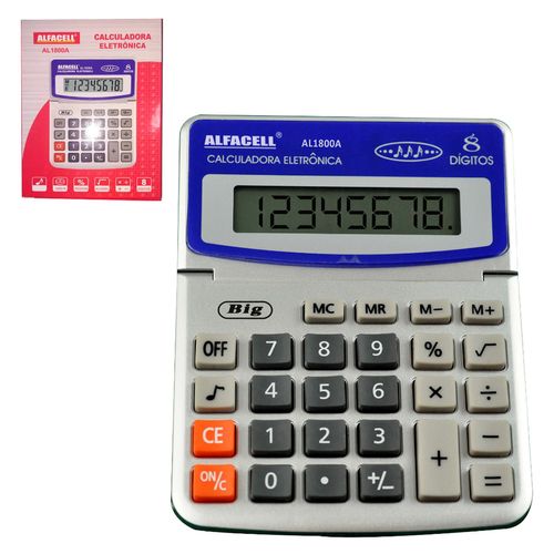 Calculadora Eletrônica de Mesa 14x11cm Imporiente