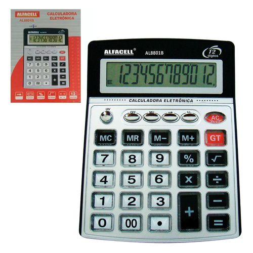 Calculadora Eletrônica de Mesa 18x14x5xcm Imporiente