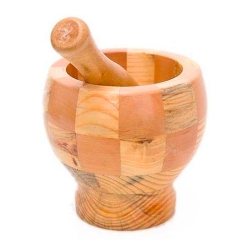 Pilão C/ Socador em Bambu 11cm Ke Home