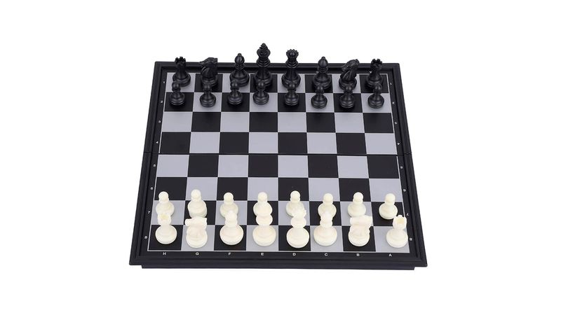 Jogo de Xadrez em Vidro 20x20cm Imporiente