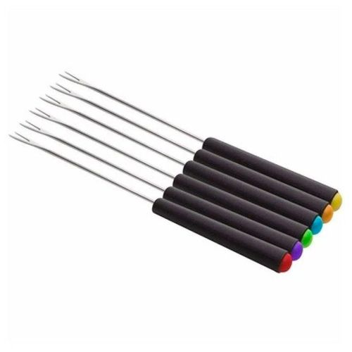 Conjunto para fondue em inox com 10 peças Casita