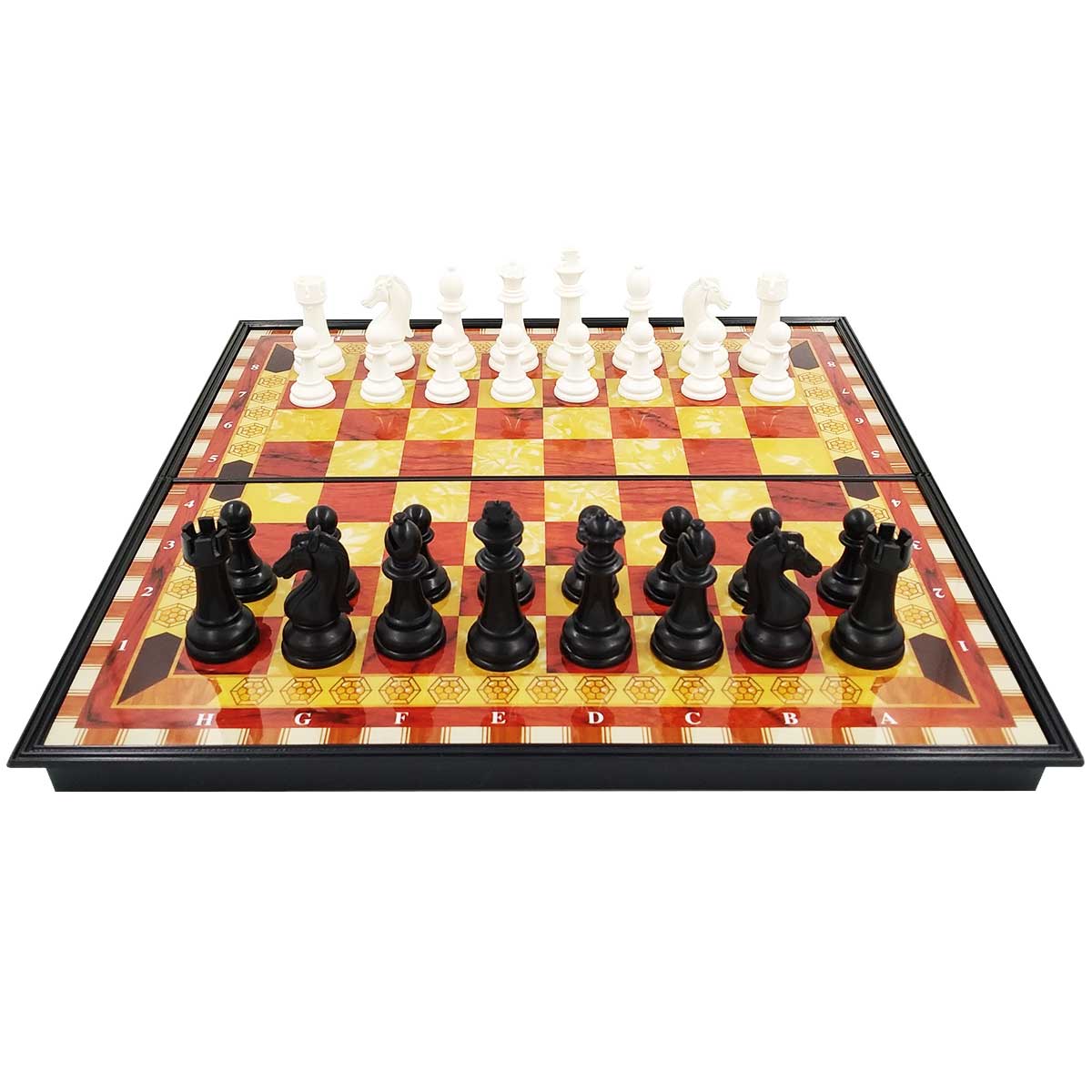 Jogo magnético do xadrez do curso com brinquedos educativos dobráveis da  placa de xadrez para crianças e adultos 32cm * 32cm