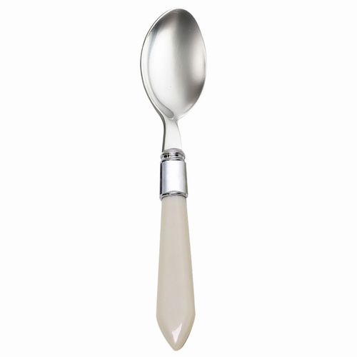 Conjunto de Colheres P/ Café de Aço C/ Cabo de Plástico Mother Pearl Cinza em Inox Lyor