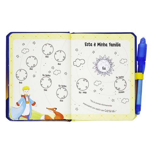 Diário Infantil O Pequeno Principe Meus Segredos 13x16cm Todo Livro