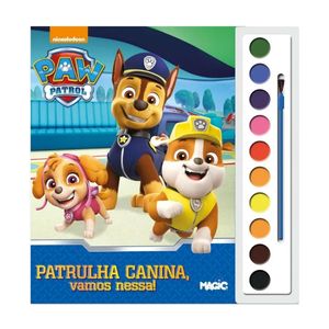 Livro P/ Colorir Patrulha Canina 21x28cm em Papel Magic Kids