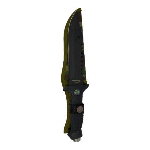 Faca esportiva de aço inox com bainha 32cm Original Line