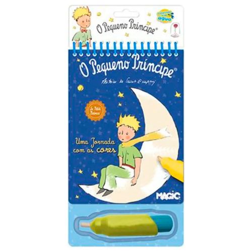 Livro Aquabook O Pequeno Príncipe 18,5x13,5cm em Papelão Magic Kids