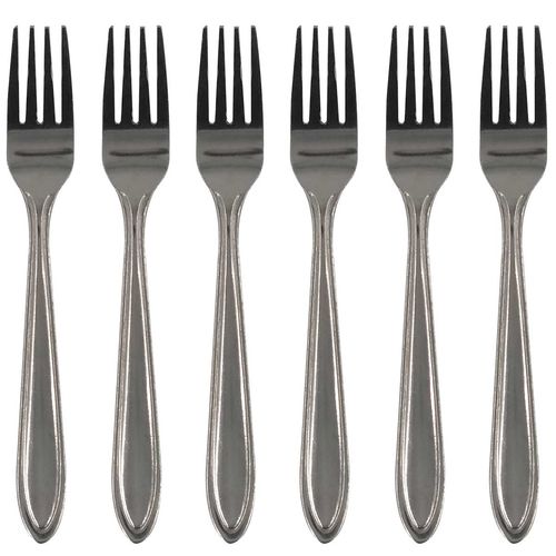 Jogo de Garfos 6 Peças 19cm em Aço Inox Livon