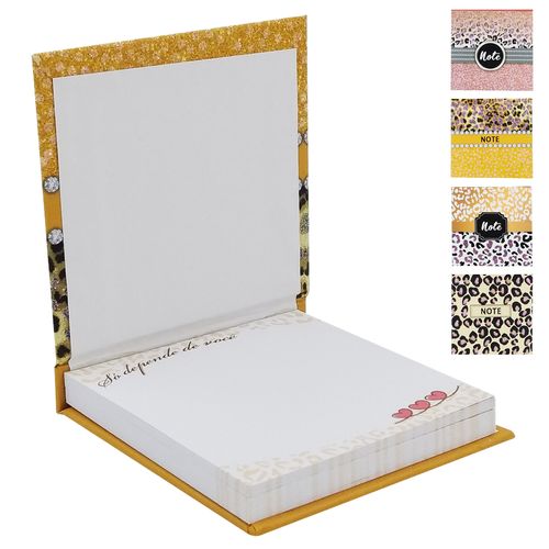 Bloco de Anotação Oncinha 8x8cm 68 Folhas em Papel Interponte