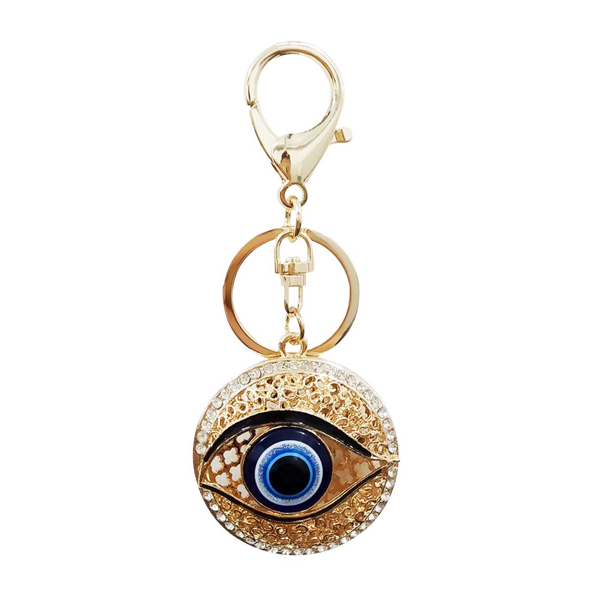 Chaveiro Olho Grego 11cm em Metal Martins & Martins
