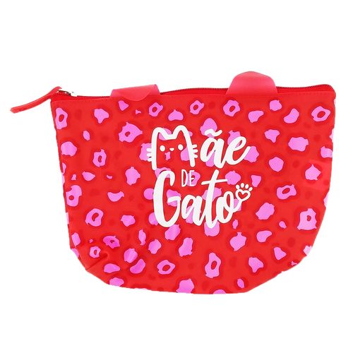 Nécessaire Mãe de Gato 18,5x25cm em PVC Qualis