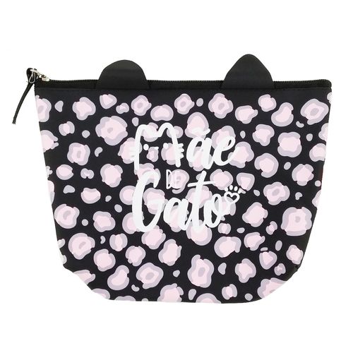 Nécessaire Mãe de Gato 18,5x25cm em PVC Qualis