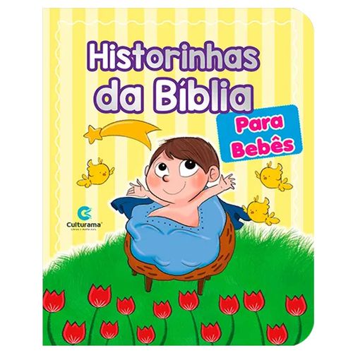 Livro Historinhas Bíblicas P/ Bebês em Papelão Culturama