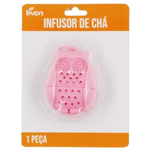 Infusor P/ Chá Coruja 5cm em Silicone Livon