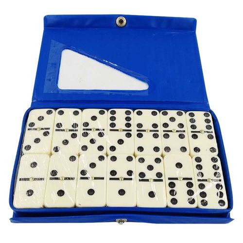 Jogo Dominó 28 Peças C/ Estojo em Melamina Rio Master