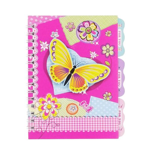 Bloco de Anotação C/ Divisórias 14,5x11,5cm em Papel Megagift