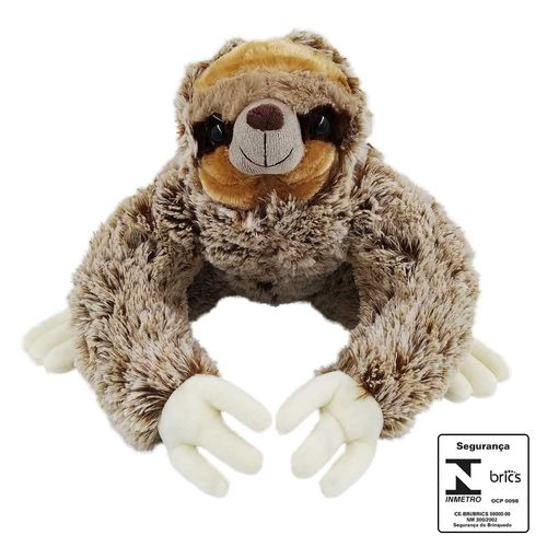 Preguiça de Pelúcia 23cm em Poliéster Fizzy