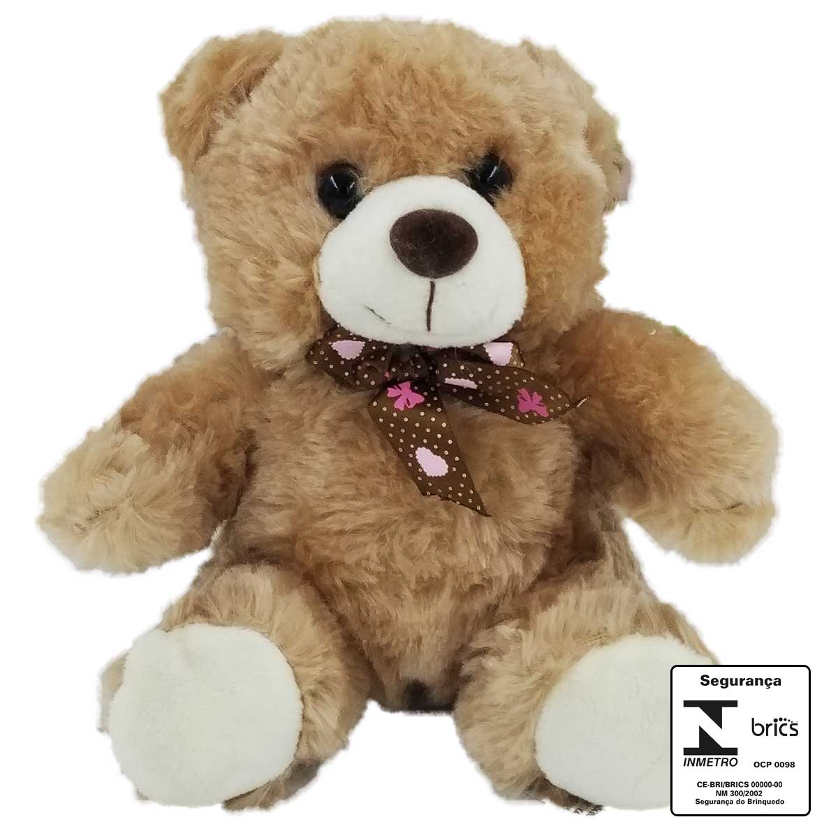 Ursinho de Pelúcia 15cm em Poliéster Fizzy