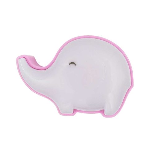 Abajur Noturno Elefante LED 10x7,5cm em Plástico Moment