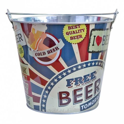 Balde de Gelo P/ Cerveja 7,6L C/ Abridor em Metal Imporiente