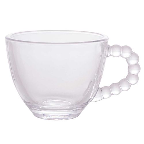 Jogo de Xícaras Pearl 180ml 4 Peças em Cristal Rojemac