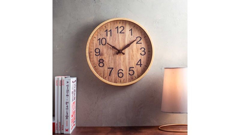 Relógio de Parede Wood 30cm