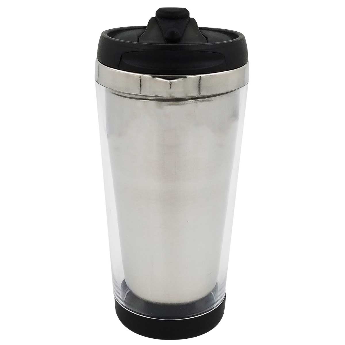 Copo Térmico para Laser Aço Inox com Tampa Acrílica Branco Fosco - 350ml -  socd-mob