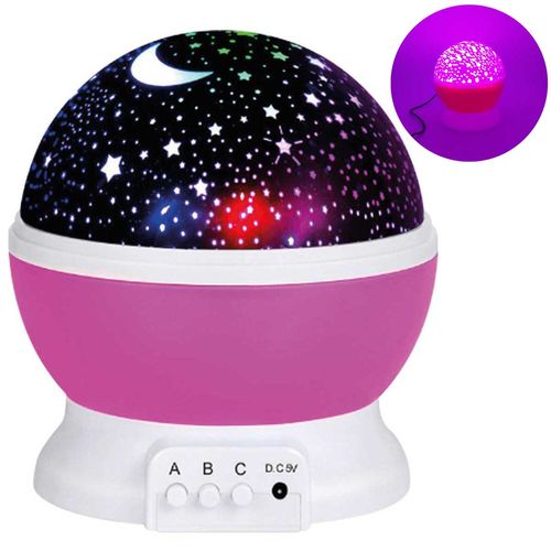 Luminária Globo Projetor Rotativo 13cm em Plástico Livon