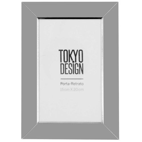 Porta Retrato Decorativo 15x20cm em Aço Inox Tokyo Design