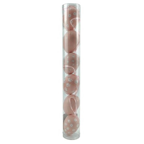 Kit Ovos de Páscoa Decorativos 6 Peças em Plástico Multiart