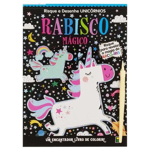Rabisco Mágico Unicórnios 21x16cm Todo Livro