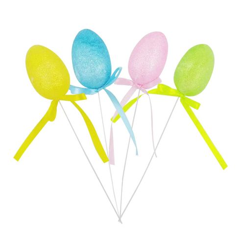 Ovos de Páscoa Decorativo 21cm em Isopor Multiart