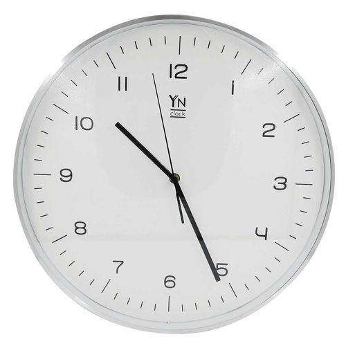 Relógio de Parede Analógico 40cm em Alumínio Imporiente