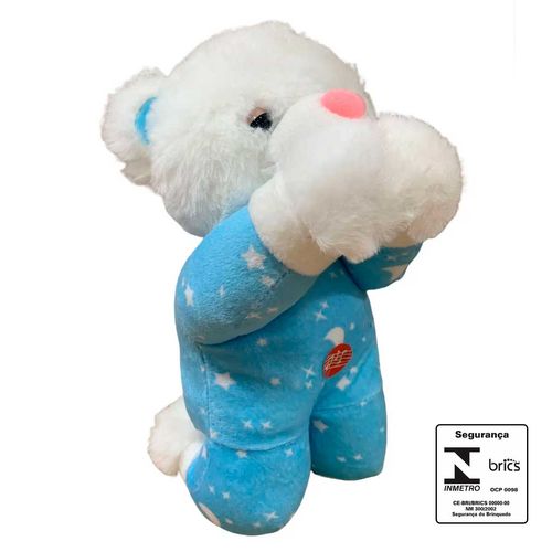 Ursinho de Pelúcia Que Reza o Pai Nosso 23cm Fizzy